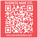 Instantly Create Your Own QR Code | Editable Red<br><div class="desc">Add your website’s URL to instantly create a QR code. Scan with camera to test results.</div>