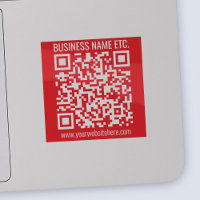 Instantly Create Your Own QR Code | Editable Red