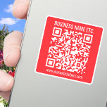 Instantly Create Your Own QR Code | Editable Red<br><div class="desc">Add your website’s URL to instantly create a QR code. Scan with camera to test results.</div>