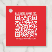 Instantly Create Your Own QR Code | Editable Red