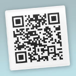 Instantly Created QR Code (by entering your URL) Glass Coaster<br><div class="desc">Instantly create a QR code by just entering your website address.</div>