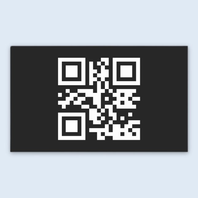 Instantly Created QR Code (by entering your URL) Rectangular Sticker (Creator Uploaded)