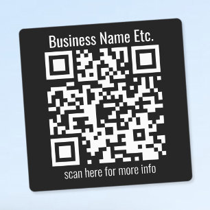 Instantly Editable QR Code & Business Name Etc.