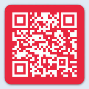 INSTANTLY GENERATE QR Code with any website Square Sticker