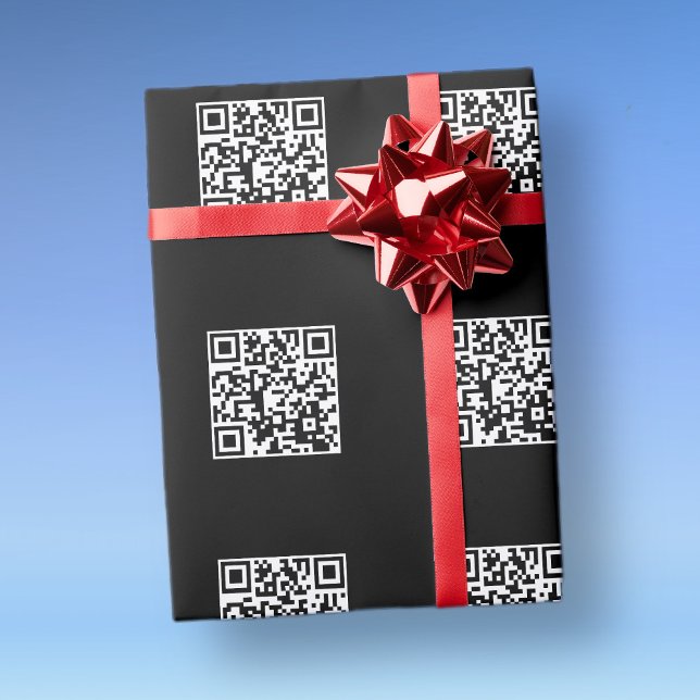 Instantly Make a QR Code w/Tiled Pattern Wrapping Paper (Creator Uploaded)