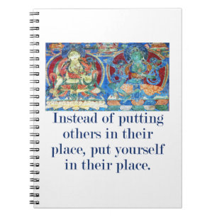 Instead Of Putting Others In Their Place - Compass Notebook