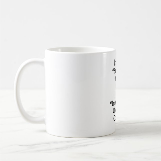 Instead of Single Coffee Mug (Left)