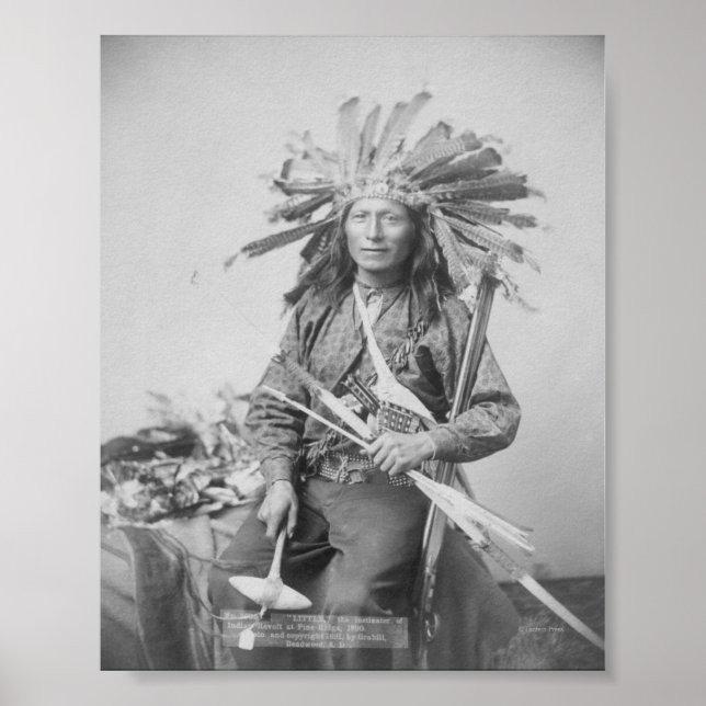 Instigator of Indian Revolt at Pine Poster (Front)