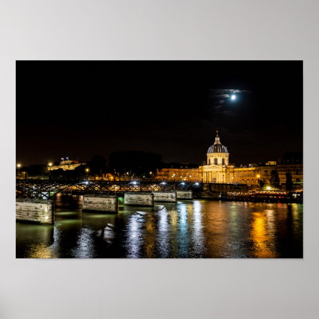 Institut de France and Pont des Arts - Paris Poster (Front)