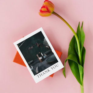 Instruction Candle Care Thank You Photo Card 