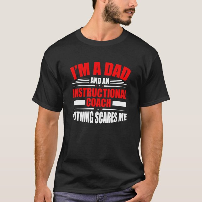 Instructional Assistant School Instructional Coach T-Shirt (Front)