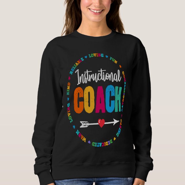 Instructional Coach Crew Back to School Matching G Sweatshirt (Front)