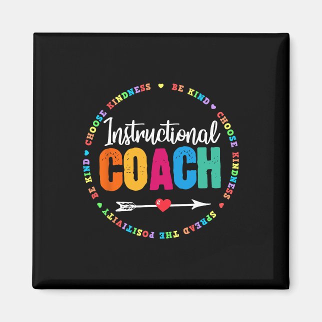 Instructional Coach Crew Byck To School Matching G Magnet (Front)
