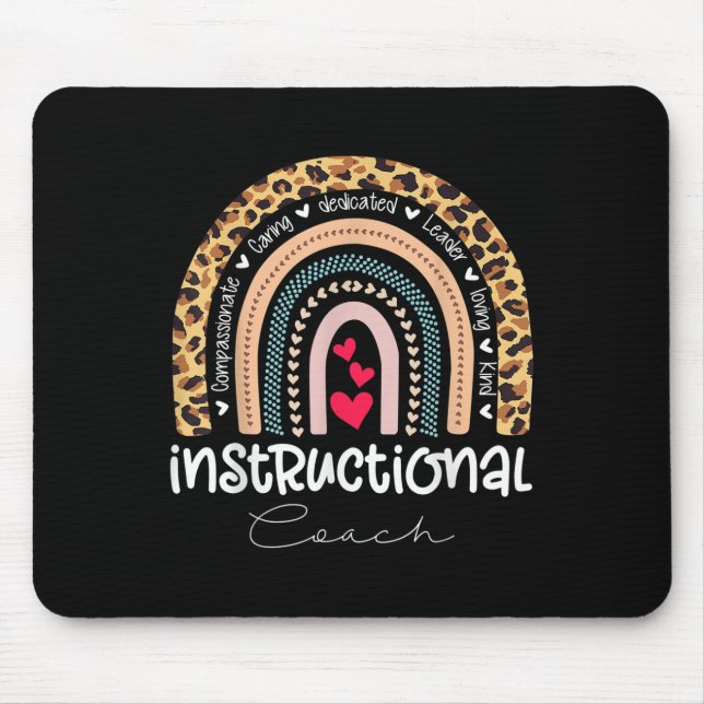 Instructional Coach Crew Matching Back To School L Mouse Pad (Front)