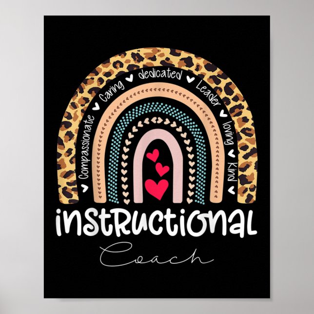Instructional Coach Crew Matching Back To School L Poster (Front)
