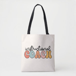Instructional Coach Educational Coach Retro Tote Bag
