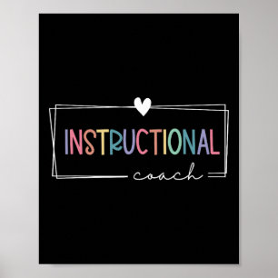 Instructional Coach School Cute Academic Specialis Poster