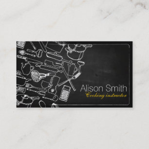 Instructional Cooking/Chef Business Card