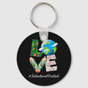 Instructional Istant Love World Earth Day Save The Key Ring