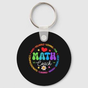 Instructional Math Coach Crew Back To School Match Key Ring