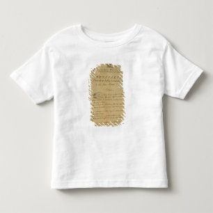 Instructions to soldiers issued by Napoleon Toddler T-Shirt
