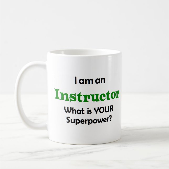 instructor coffee mug (Left)