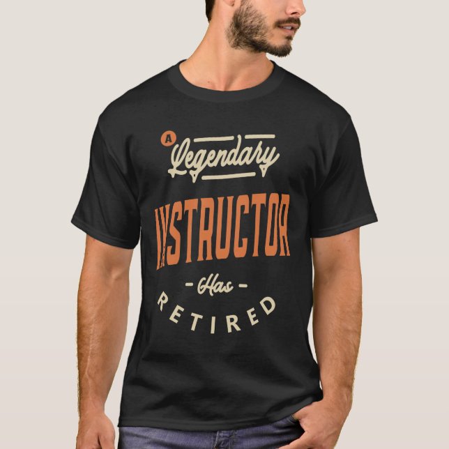 Instructor Funny Job Title Profession T-Shirt (Front)