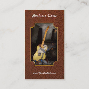 Instrument - Guitar - Playing in a band Business Card