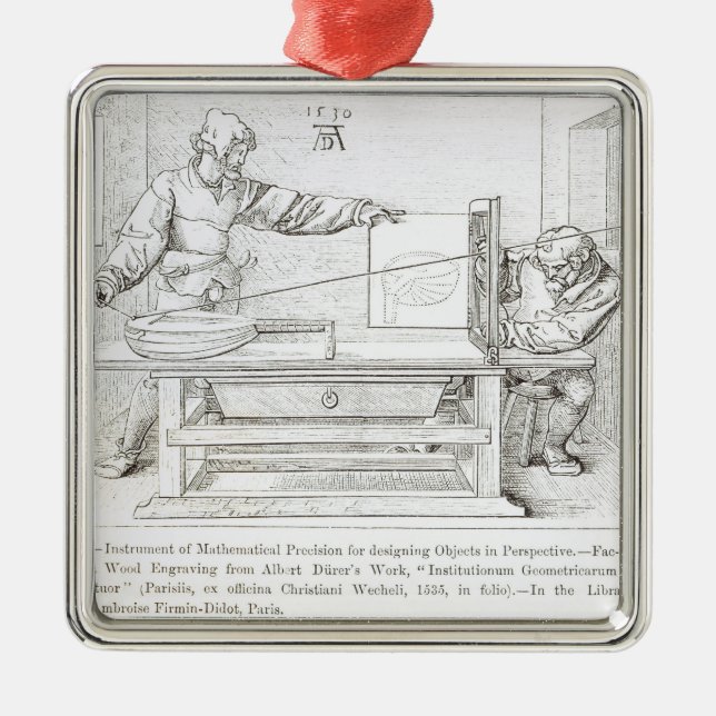 Instrument of Mathematical Precision Metal Tree Decoration (Front)