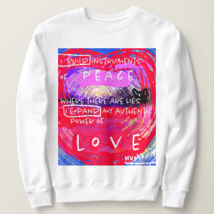 Instrument of Peace - Abstract Digital Art. Sweatshirt