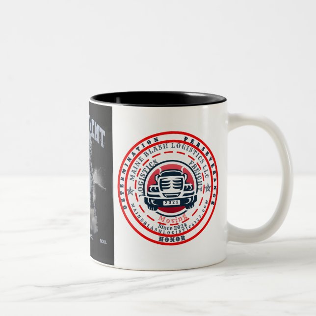instrument of war knight Two-Tone coffee mug (Right)