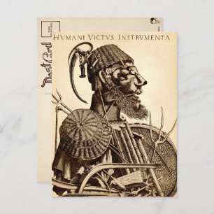 Instruments of Human Sustenance - Agriculture  Postcard