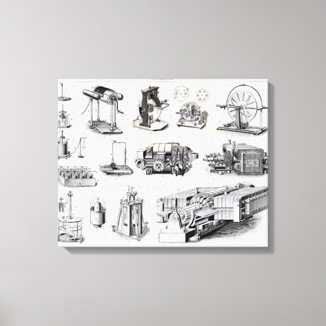 Instruments to  Discovery and Use of Canvas Print (Front)