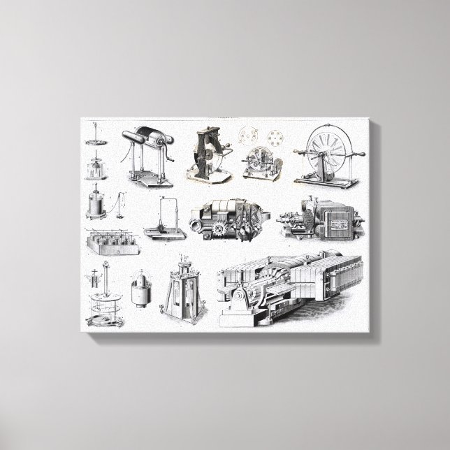 Instruments to  Discovery and Use of Canvas Print (Front)