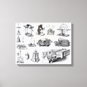 Instruments to Discovery and Use of Canvas Print