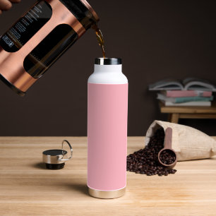 Insulated Pink Stainless Steel Water Bottle