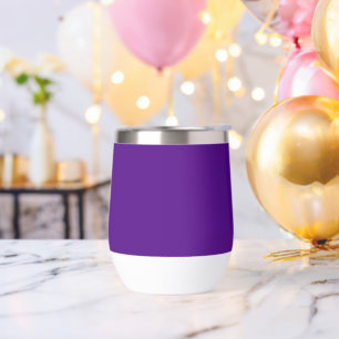 Insulated Purple Stainless Steel Tumbler