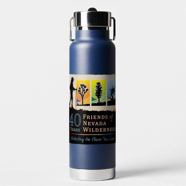 Insulated Water Bottle (40th Anniversary) (Front)