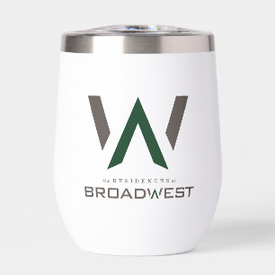 Insulated Wine Tumbler - Big Logo - Forest