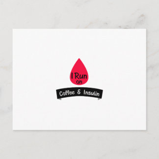 Insulin Funny Sarcastic Diabetes Gift Postcard