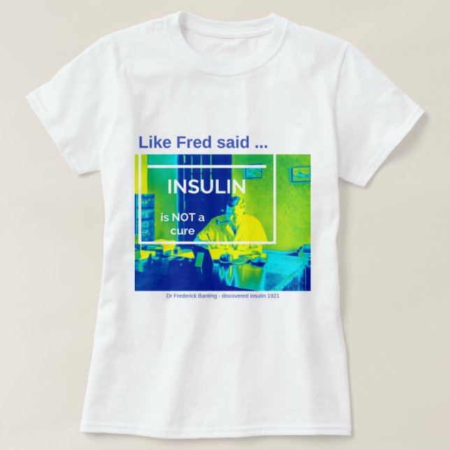Insulin is not a cure - thermal T-Shirt (Design Front)