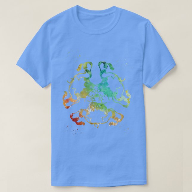 Insulin Structure 4 T-Shirt (Design Front)