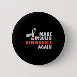 Insulin Therapy Diabetes Awareness Blood Glucose C 6 Cm Round Badge