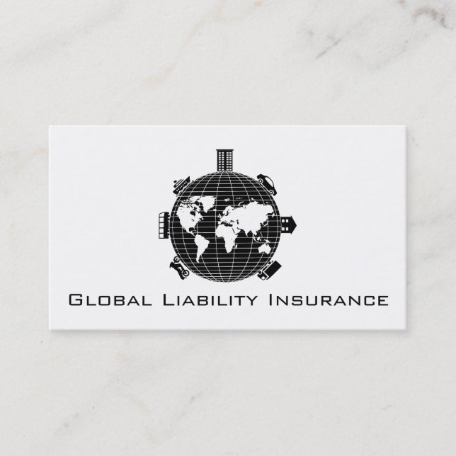 Insurance Adjuster Broker Business Cards (Front)