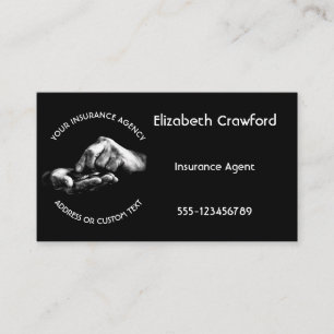 Insurance Agency Owner Or Insurance Company Agent Business Card