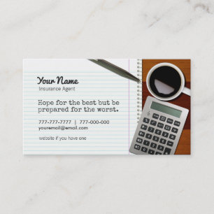 Insurance Agent Business Cards