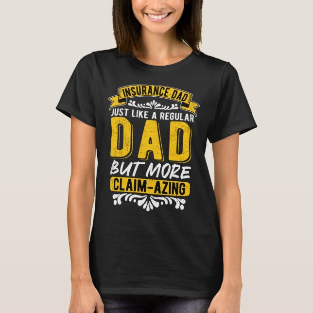 Insurance Agent Claim-Azing Insurance Dad Pullover (Front)