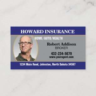 Insurance Agent or Any Company Business Card