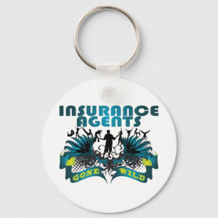 Insurance Agents Gone Wild Key Ring