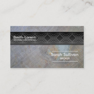 Insurance Business Card Rock Texture Professional